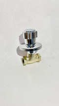 Llave ducha niquelado redondo