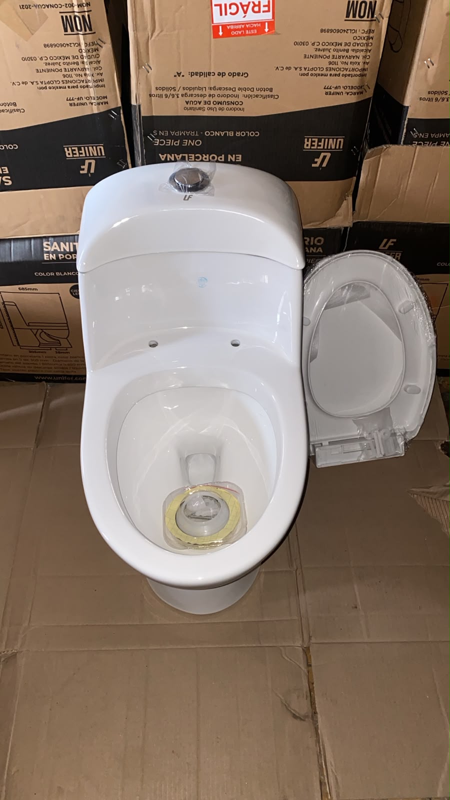 Sanitario 1 pieza ahorrador